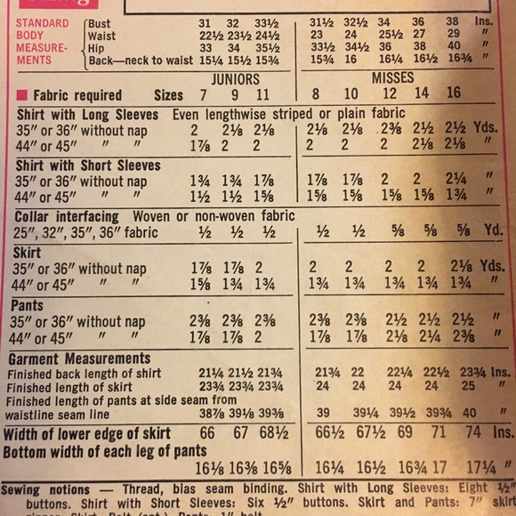 Simplicity Vintage Pattern #7486 Miss Size 12, Bust 34; New - Picture 3 of 6